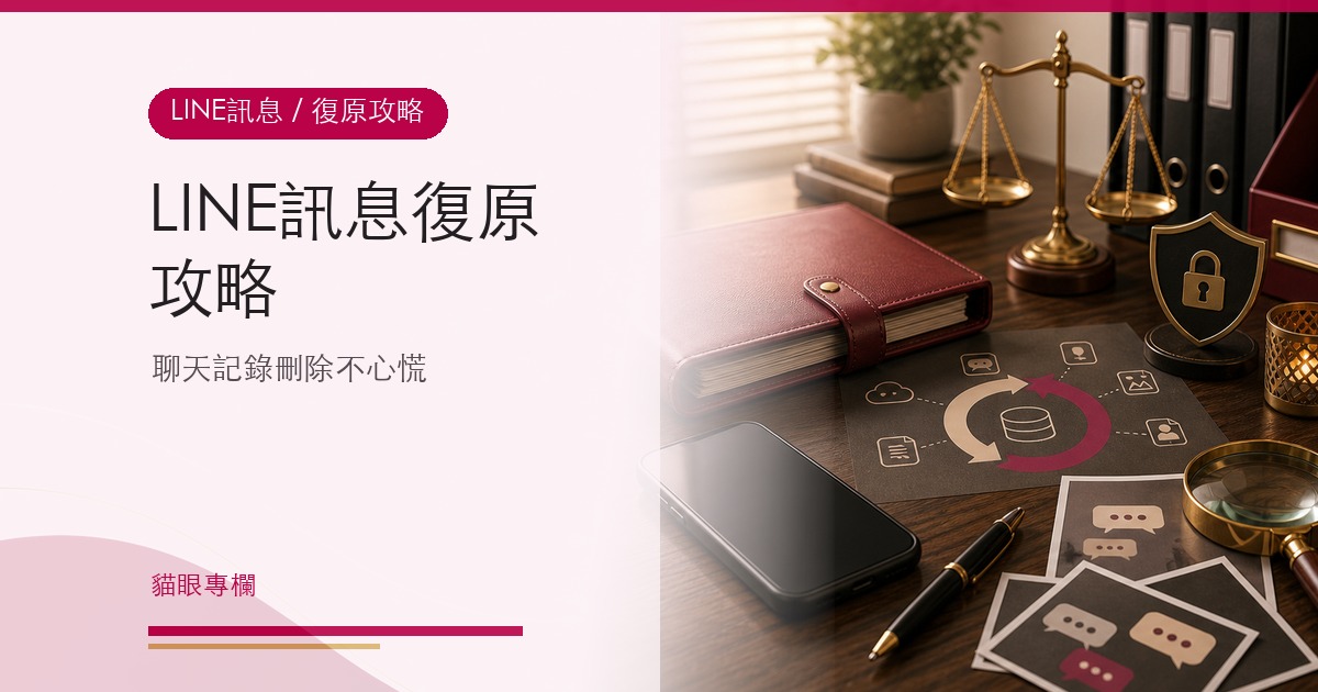 LINE訊息復原攻略,聊天記錄刪除不心慌,一步步教你救回