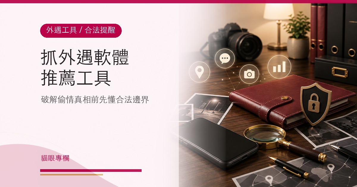 抓外遇軟體推薦|破解偷情真相的工具,六大軟體推薦你使用